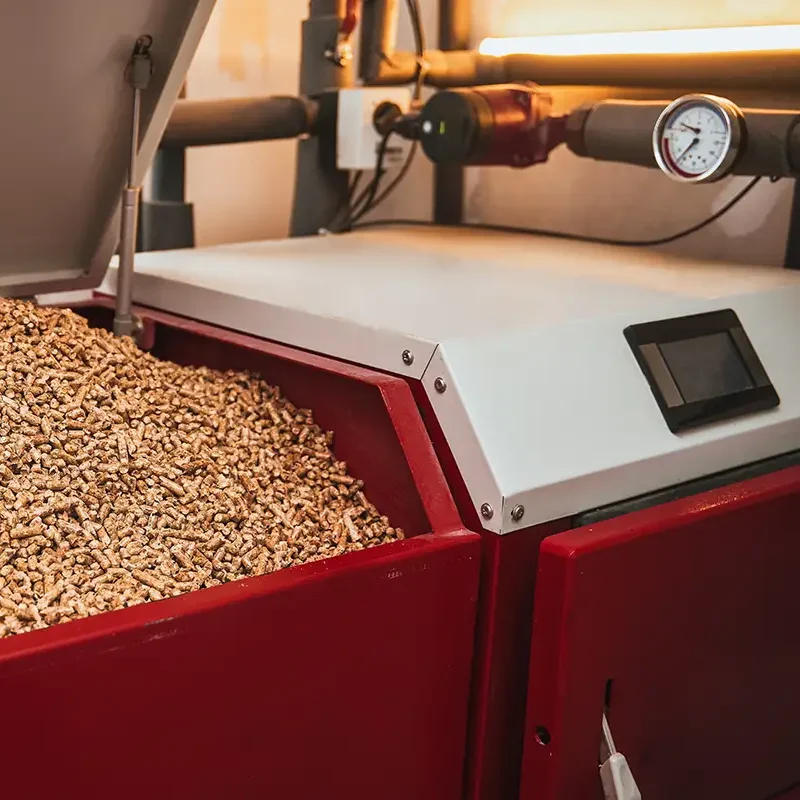 A biomass boiler installation in Warwickshire by Ambient Heat